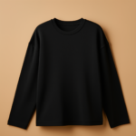 Round Neck Full Sleeve - Black