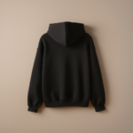 Women Hoodie With Zipper - Black - Image 2