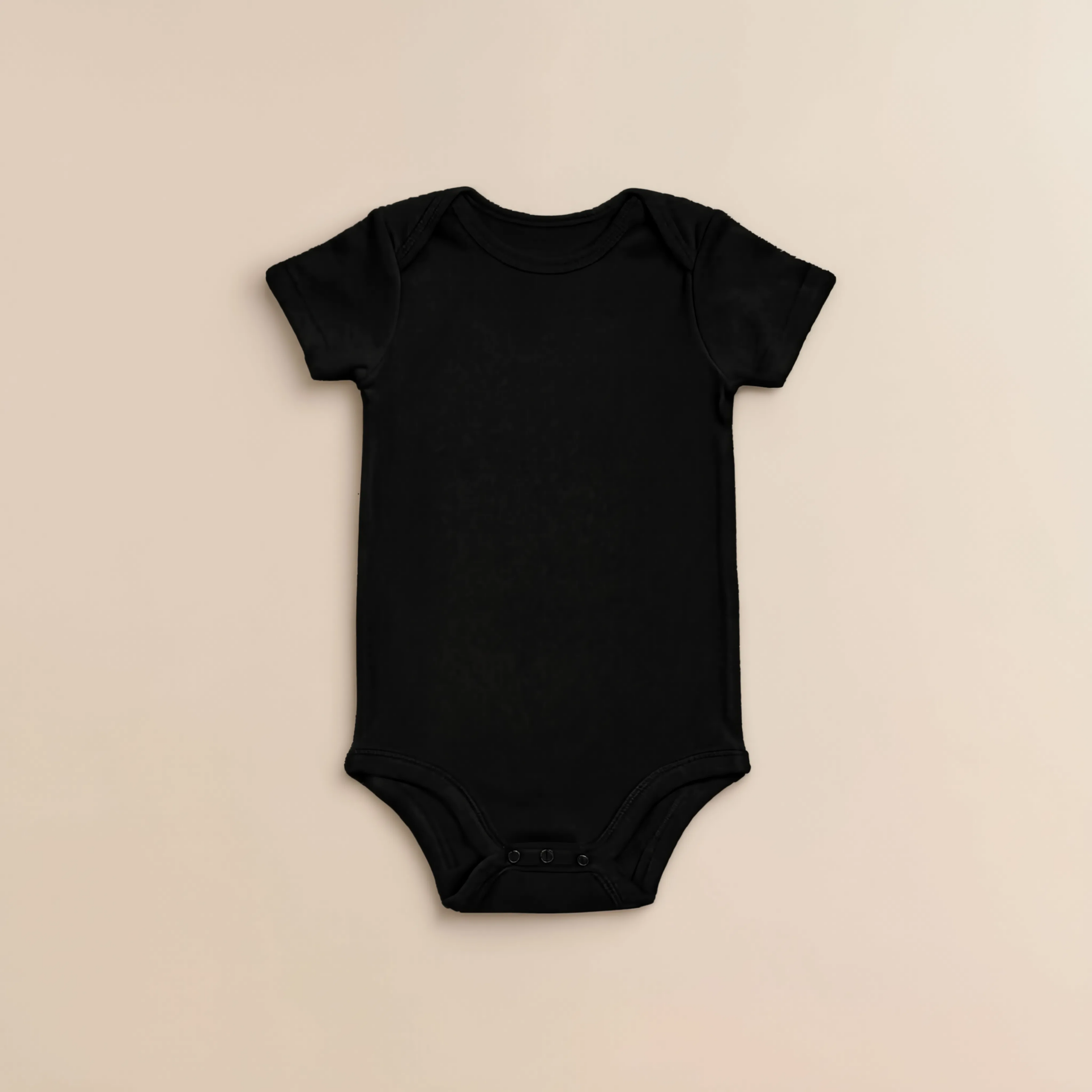 Bodysuit - Black Baby Infant Romper - Black - Image 1