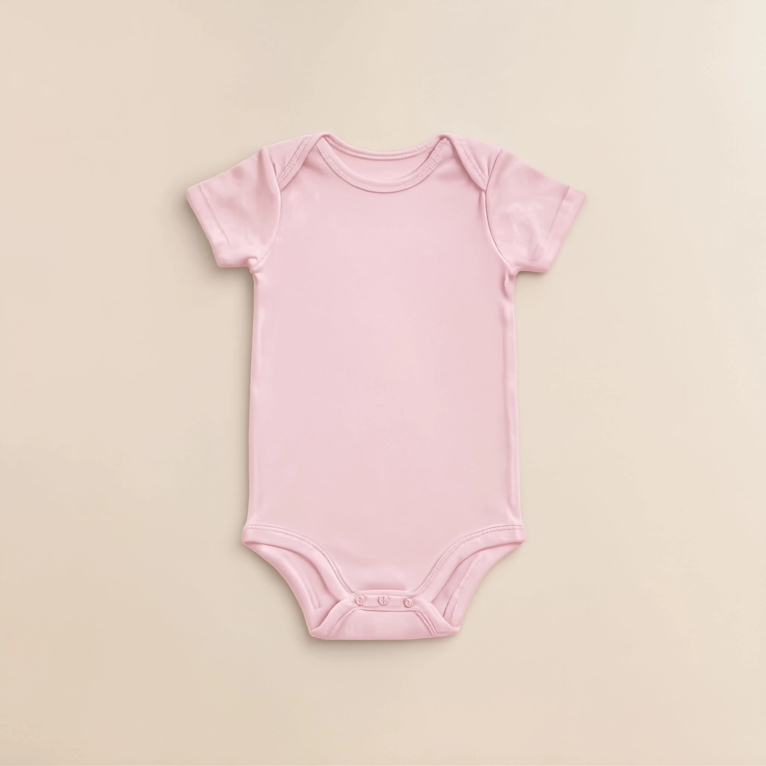 Bodysuit - Pink Baby Infant Romper - Pink - Image 1
