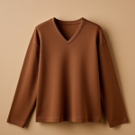 V Neck Full Sleeve - Brown
