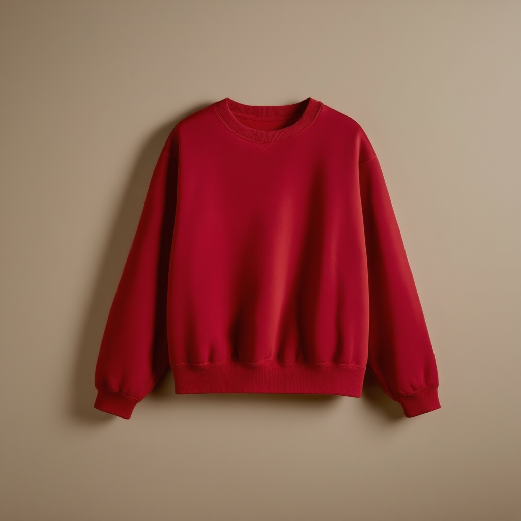 Editor result Women Sweatshirt - Red - Image 1