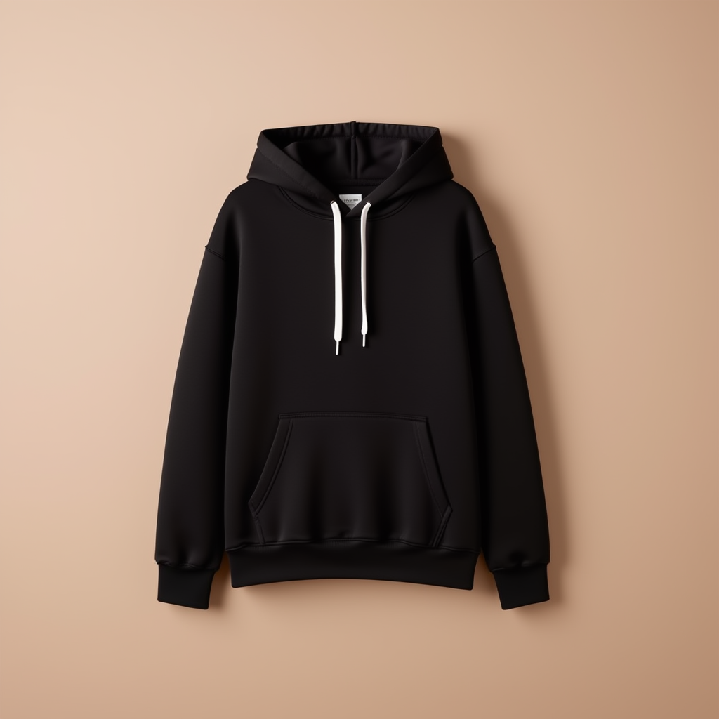 Hoodie Black Women Hoodie - Black - Image 1