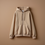 Hoodie With Zipper - Sandal