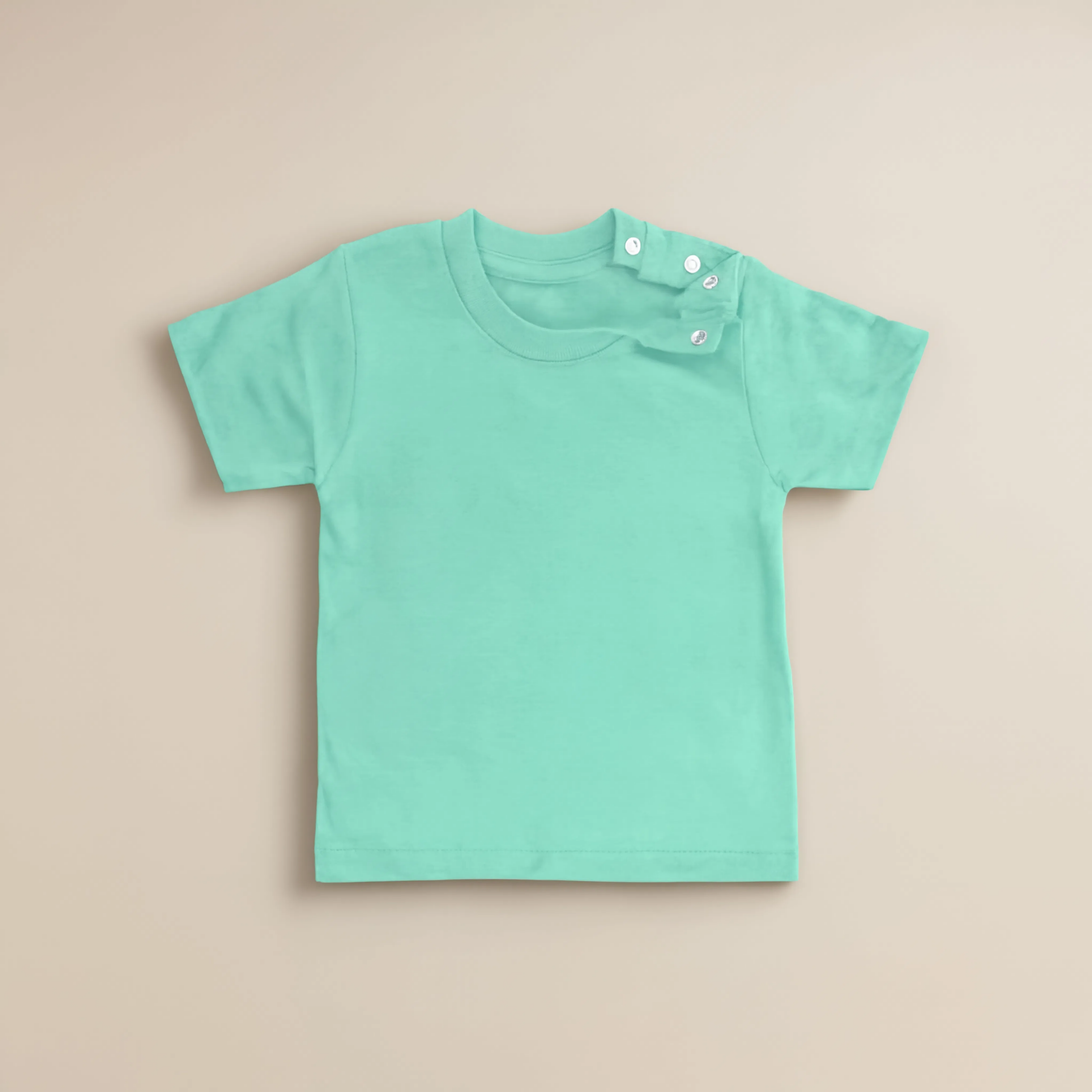 Infant Tee - Beige Background 4K Baby Infant Tee - Mint - Image 1