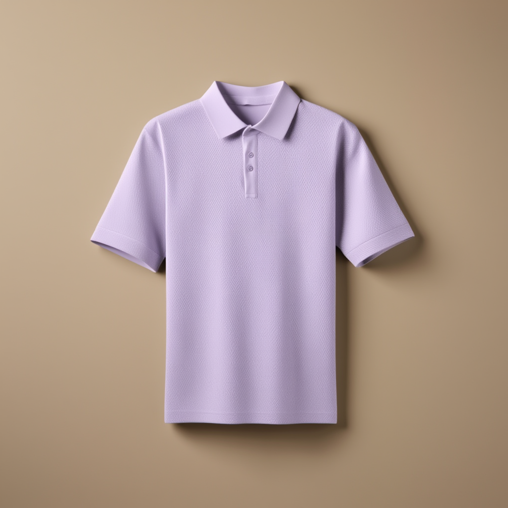 Lavender Pique Polo Polo - Lavender - Image 1