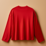 Round Neck Full Sleeve - Red - Image 2