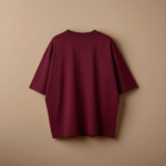 Drop Shoulder - Maroon - Image 2