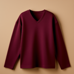 V Neck Full Sleeve - Maroon