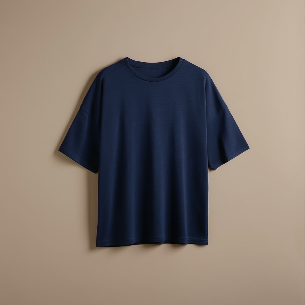 Navy Tee Oversized - Navy - Image 1