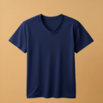 V Neck Half Sleeve -Navy
