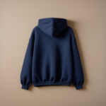 Women Hoodie With Zipper - Navy - Image 2
