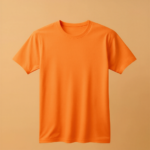 Kids Round Neck Half Sleeve - Orange