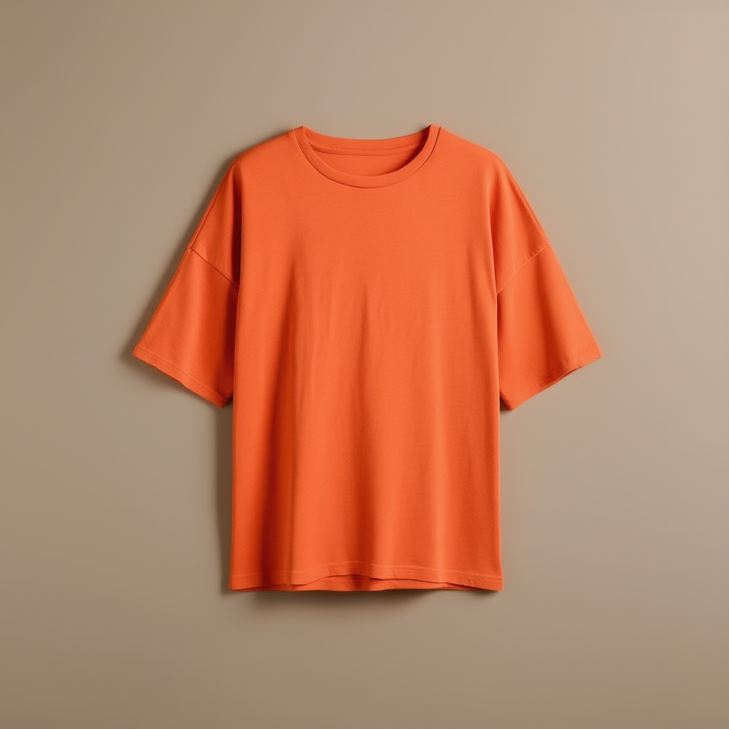 Orange Tee Oversized - Orange - Image 1