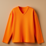 V Neck Full Sleeve - Orange