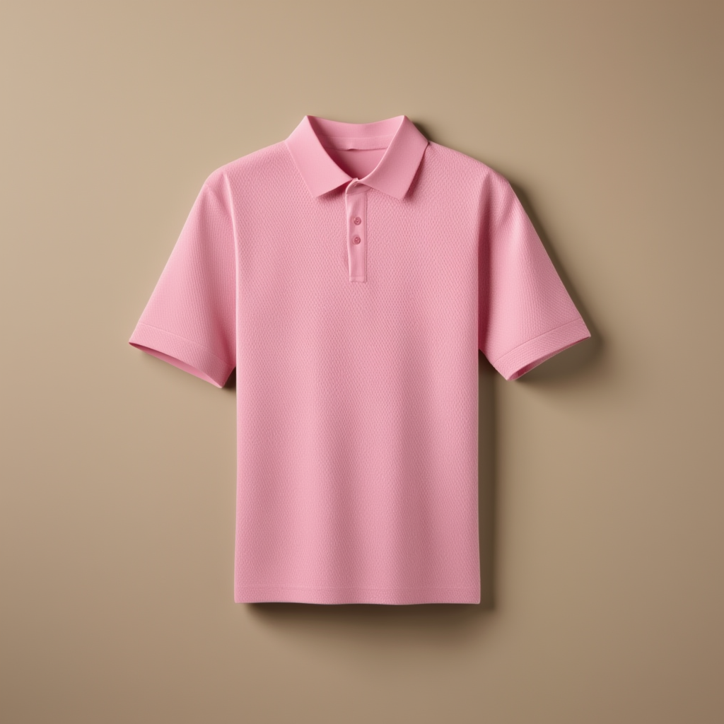 Pink Pique Polo Polo - Pink - Image 1