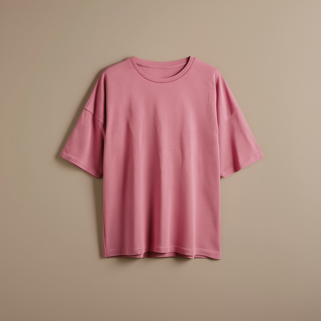 Pink Tee Oversized - Pink - Image 1