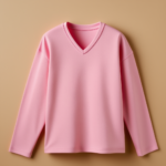 V Neck Full Sleeve - Pink