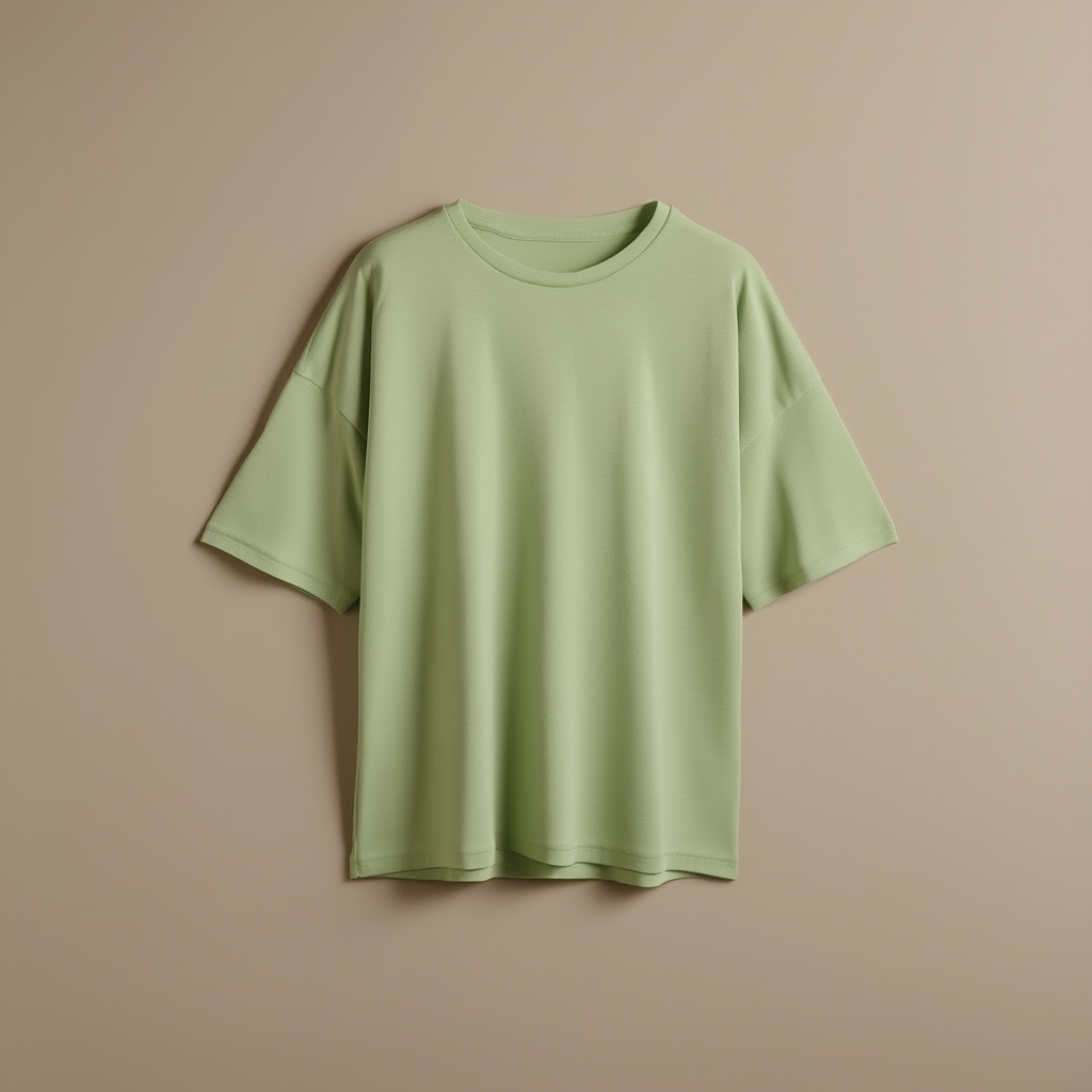 Pista Green Tee Oversized - Pista Green - Image 1