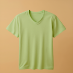 Kids V Neck Half Sleeve - Pista Green
