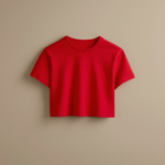 Women Crop Tee - Red