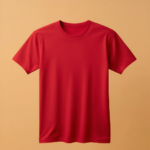 Round Neck Half Sleeve - Red