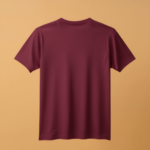 Women Round Neck Half Sleeve - Maroon - Image 2