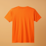 Kids Round Neck Half Sleeve - Orange - Image 2