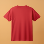 Kids Round Neck Half Sleeve - Red - Image 2