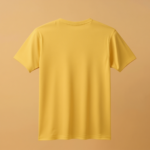Round Neck Half Sleeve - Yellow - Image 2