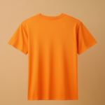 Kids V Neck Half Sleeve - Orange - Image 2