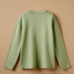 V Neck Full Sleeve - Pista Green - Image 2