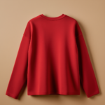 V Neck Full Sleeve - Red - Image 2