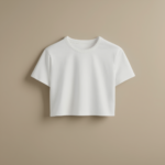 Women Crop Tee - White