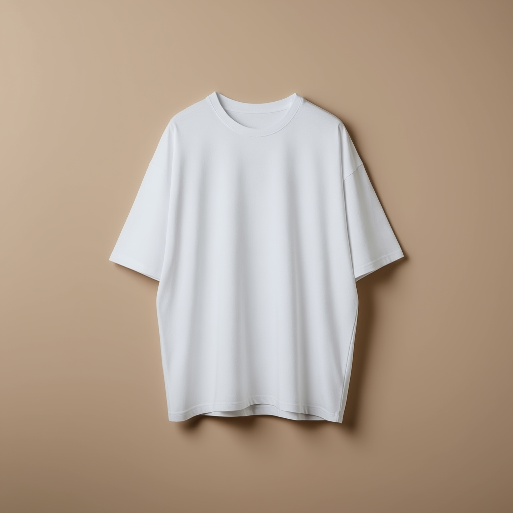White Tee Women Drop Shoulder - White - Image 1