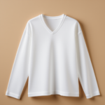 V Neck Full Sleeve - White