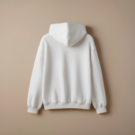 Women Hoodie With Zipper - White - Image 2