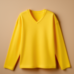 V Neck Full Sleeve - Yellow