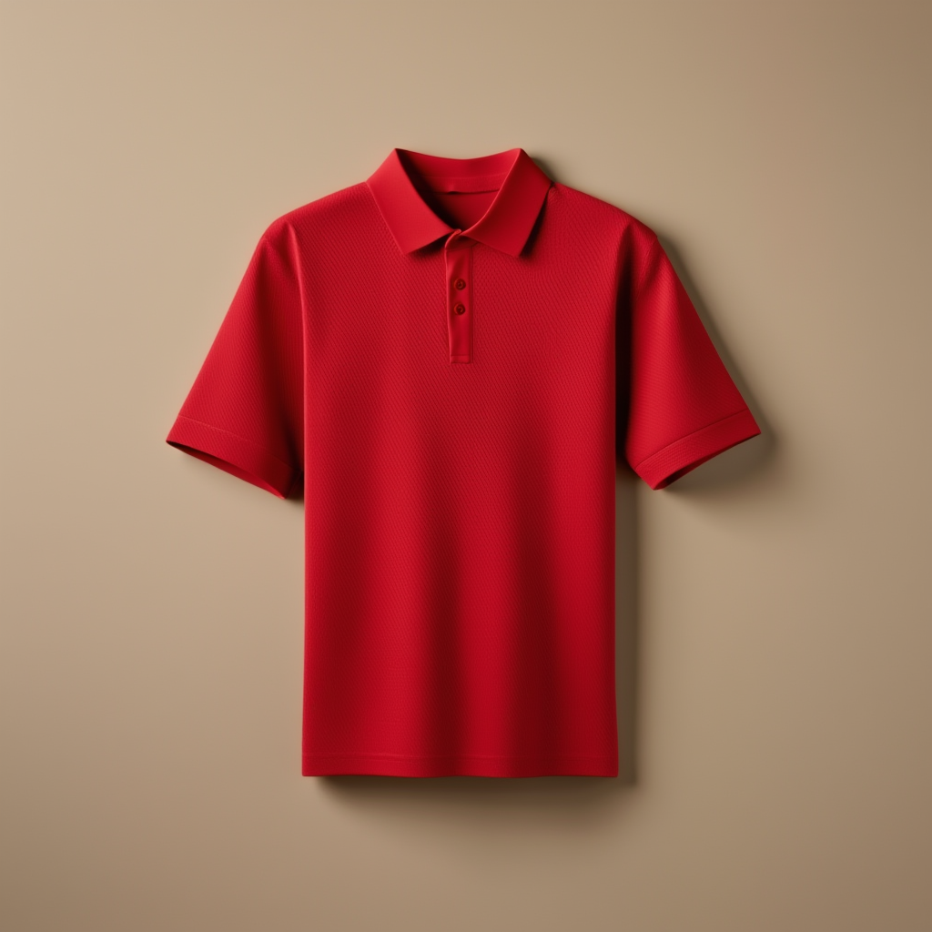 Red Pique Polo Kids Polo - Red - Image 1